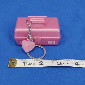 Pink Barbie Caboodles Keychain